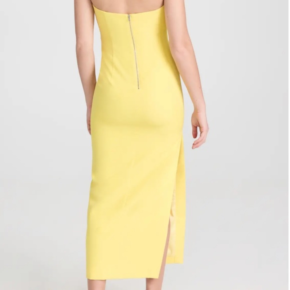 Bardot Eleni Midi Dress - Yellow (Sunshine) - Picture 2 of 6